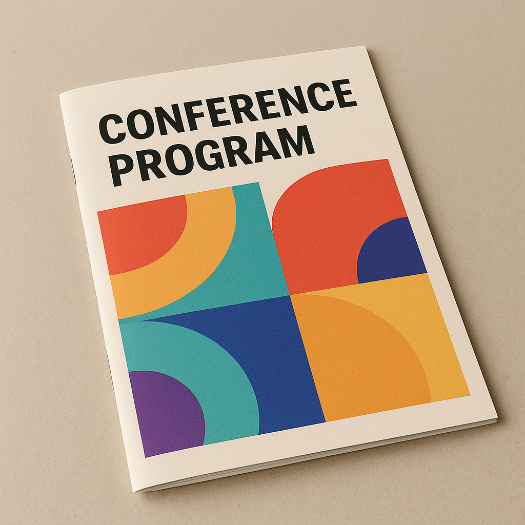 Image of a colourful printed booklet